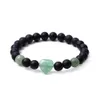 8mm hématite perles emmêlées pierre naturelle Rose Quartz topaze oeil de tigre Agate coeur Bracelet hommes femmes Yoga guérison équilibre Bracelet