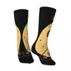 Calzini da uomo Hip Hop Vintage Love Chocolate Bassotto Crazy Unisex Sausage Dog Harajuku Pattern stampato Crew Sock Regalo per ragazzi