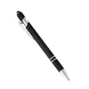 Colorful stylus head Ballpoint Pen Stylus Touch Pen 7 Colors Writing Ballpen Stationery Office School Supplies