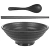 Serviessets Ramen Bowl voor restaurantkeuken Noodle Melamine Home Servies Soep Rijst