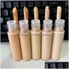 Correcteur Visage Contour Fl Erage Fond de Teint Liquide Peau Éclaircir Maquillage 10 Couleur Fair Neutre Lumière Moyen Sable Beige Goutte Dhadr