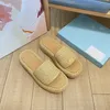 Sandales d'été à talons blocs en cuir pour femmes, pantoufles solides