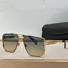 2023 Säsong The Dawn Designer Nya solglasögon Mens och Women's Gold Grey Frame Dawn Fashion Solglasögon