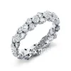 Choucong Jewelery Lady 's Cushion Cut 8ct 다이아몬드 웨딩 반지 크기 5 6 7 8 9 10 선물 249i