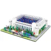 Diecast Model K Zbudowany w stylu Paris Soccer Stadium Model Micro Mini Diamond Block Kit Kids Assent Assemble Football Football Cegła Zestaw Puzzle 231204