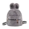 Sac d'école pour enfants en peluche fausse fourrure Mini oreilles de lapin sacs à dos pour enfants filles enfants école maternelle épaule Mini sacs à dos 2110289q