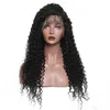 Brazilian 13X4 Full Lace Frontal Wig Human Hair Pre Plucked 10-24 Inch Black Color Curly Lace Front Wig For Women Hd Lace Remy Wig