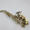 Gorąca sprzedaż Margewate sopran saksofon BB SC-9937 Silne mosiężne instrument muzyczny z ustnikiem darmowa wysyłka