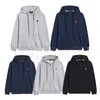 Zipper polo Hoodie Men Sweater Designer Sweates Casual Half Zipper Business Pulls à manches longues Collier à collier haute