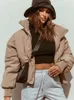 Women's Trench Coats Casual Loose Thin Warm Bread Jacket For Women Lazy Wind Down Cottons Jackets Winter Outwear Cotton Padded Parkas