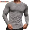 Polos pour hommes Mode Hommes Casual Séchage rapide Sport Chemise de fond serré Fitness Formation rayée T-shirt à manches longues Couple Yoga Tops 231202