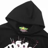 Spindel män kvinnor hoodie sp5der hoodies designer tröjor kvalitet tröja par tröja kläd modesuit svart vit rosa webbgrafik xxl otdn