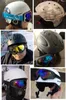 Cascos de esquí Moon CE Certificación PCEPS Casco para adultos Hombres Mujeres Patinaje Monopatín Deportes de nieve Snowboard con gafas 231202