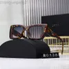 Designer Parda Óculos de Sol Prad Novo 2024 para Mulheres Celebridades da Moda Celebridades da Internet e o mesmo estilo de óculos quadrados resistentes a UV para homens da moda para M