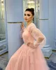 Rhinestone Draped A Line Prom Dresses Square Neck Puffy Sleeve Quinceanera Party Gown Layered Tulle Long Womens Maxi Dress