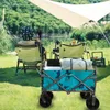 Carrello da spiaggia pieghevole micro multiuso mimetico per esterni Carrello pieghevole da campeggio pieghevole portatile