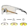 Lunettes extérieures Kapvoe violet P ochromique lunettes de cyclisme Sport hommes lunettes de soleil vélo vélo femme UV400 lunettes 231204