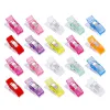 Morsetto per rilegatura per bomboniere per le pulizie Porta clip in plastica per meraviglie per tessuto patchwork fai-da-te Cucito artigianale per maglieria 9 colori RRA11446 ZZ