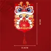 Luck Money Bag Pull-out Money Pocket Best Wishes 2024 New Year Packet Blessing Bag Pull-out Dragon Pattern Red Envelope