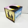 Sublimatie Blank Ttissue Box MDF Opbergdoos Tafeldecoratie ZZ