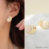 Stud Nuevas mujeres Pendientes de cristal Pendientes de moda coreana Pendientes pequeños Joyería de oreja bohemia Pendientes de perlas de imitación Lote al por mayor R231204