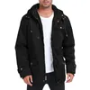 Men's Jackets Winter Jacket Fleece Lined Thick Removable Hood Work Coat With Eiderdown Men Lightweight Double