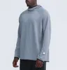 LU Uomo Felpe con cappuccio Pullover Sport Manica lunga Abbigliamento da yoga Stile uomo Giacche larghe Maglione Allenamento Abbigliamento fitness Tempo libero atmosferaff112