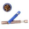 Smoke Shop 80 mm Metal One Hitter Bat Pipes Spring Aluminium Rökning Herb Cigarett Dugout Tobacco Pipe Accessories