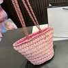 23 anni Famoso designer di marca francese Borse a tracolla moda donna Borsa a tracolla di alta qualità di lusso Parigi Nuova borsa in tessuto Lady Borsa per la spesa sotto le ascelle Due colori Grande capacità 19 cm