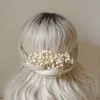 Decorative Flowers 4-10pcs Baby's Breath Dried Flower Hair Pin Gypsophila Bridal Accessories White For Wedding