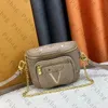 Kvinnor Designer axelväska crossbody väskkedjor handväskor mode lyxig högkvalitativ mini pu läder tjej shopping väska handväska bsj-231201-110