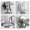 Kitchen Faucets Stainless Steel Faucet Decorative Cover Self-Adhesive Shower Water Pipe Chrome Finish Wall Corner Valve Accessories