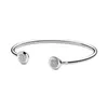 High Polishing 100% 925 Sterling Silver Classic Open Bangle Bracelets Fashion Women Wedding Engagement Jewelry Accessories175n