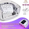 Secadores de unhas 96W espelho lâmpada reflexiva com almofada de metal sem fio manicure secador sem fio luz UV para unhas recarregável LED 231204