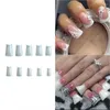 Kunstnagels 500 stuks Duck Feet Flare volledige dekking nageltips druk op kunstcadeau voor vrouwen