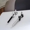 10X3CM black and white acrylic Butterfly hair cliips one word clip hairpin for ladies favorite Fashion classic Items Jewelry headd2827