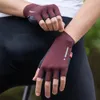 Fahrradhandschuhe Santic Fahrradhandschuhe Sommer Outdoor Fahrrad Halbfingerhandschuhe Anti-Reibung Atmungsaktive Fingerschutzhülle Universal 231204