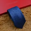 2024 Men Neck Ties Designer Ties Fashion Mens Neckties Letter Print Business Leisure Handmade Cravat 100% Silk Luxury Top Quality