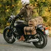 Duffel Bags Motorcykel ryggsäck Canvas Vattentät Rider's Bag Equipment Riding Back Seat Bagage Carrying246N