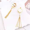 Vintage Pearl Fringed Brooches for Women Plums Orchid Bamboo Chrysanthemum Classical Temperament Corsage Pins Accessories