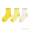 Çocuk Çoraplar 3 Çift/Lot 3-12y Çocuk Çorapları Yaz Ultrathin Nefes Alabilir Net Çoraplar Saf Renkli Erkek Kızlar Pamuk Çoraplar Çocuk Çorap Bobby Sox R231204
