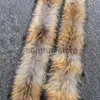 Eşarplar 2023 Gerçek Raccoon Kürk Yakası 11cm Genişlik Kadın Erkek Çocuklar Çocuklar Erkek Kız Kız Kürk Ceketleri Kapşonlu Düzenli Trim Linnatural Kürk J231204