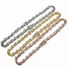 Collar Love T de marca de diseño con accesorios de cristal de acero inoxidable, collar de bambú tipo U con corazón de circón para mujer, joyería 293w