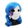 Party Masks Game Sally Face Mask Blue Wig Sallyface Cosplay Halloween Cos Props Playf Latex Drop Delivery Home Garden Festive Supplie Dhm9K