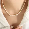 Pendant Necklaces Temperament Girl Necklace Irregular Freshwater Pearl Splice Personality Exquisite Elegant Premium Jewelry