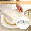 Bakeware Tools 10Pcs Circular Tart Rings With Holes Stainless Steel Fruit Pie Quiches Cake Mousse Mold Kitchen Baking Mould 10cm