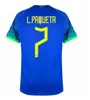 Brasils Neymar22 23 Soccer Jerseys Camiseta de Futbol Paqueta Raphinha Football Shirt Maillots Marquinhos Vini Jr Brasil Richarlison Men Kids Woman Neymar DG30