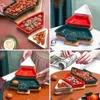 Dinnerware Sets Christmas Snack Plate Fruit Serving Tray Xmas Tree Shape Dessert Dish Plates Storage Bamboo