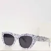 Solglasögon damer designers acetate fiber katt ögon mode geometrisk ram retro kvinnors solglasögon uv400 vinterlovsglasögon lunetter de soleil pour femmes 09s