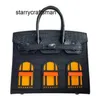 Äkta läderväskor 2023 Ny krokodilmönster Bag kvinnors modetrend handväska avslappnad mångsidig krokodilkombination väska